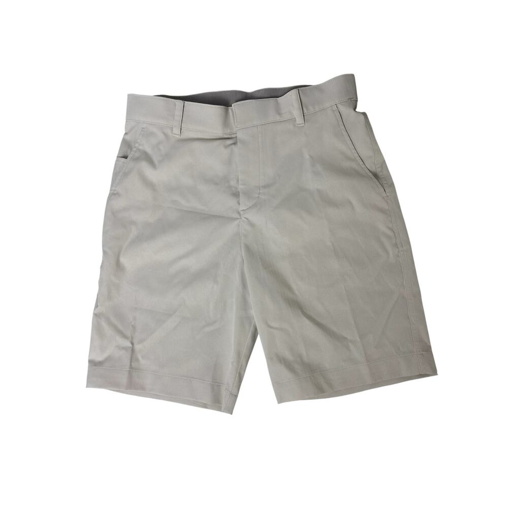 Nike Men’s Golf Dress Shorts Size 30 Gray Flat Front Casual Chino Style